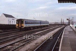 British Rail Class 155 DMU 155306 für Cardiff 1990 Kodachrome Kleinbilddia RN475 - Bild 1 von 1