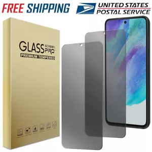 Black Screen Protector Tempered Glass For Samsung S8 S9 S10 S20 S21 S22 S23 S24 - Zdjęcie 1 z 18