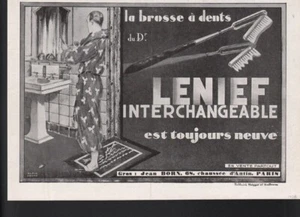 1928 LENIEF ZAHNBÜRSTENKOPFPASTE DENTALHYGIENE ARZT ALFIO PROTA BAD 21728 - Bild 1 von 1