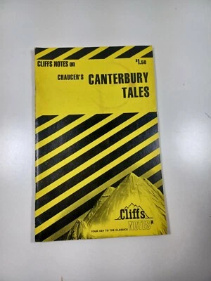 cliffs Notes on chaucer's Canterbury Tales 1964  paperback - Image 1 of 2