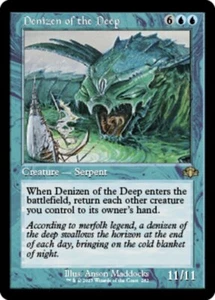 x1 Denizen of the Deep - Foil - Retro Frame R MTG Dominaria Remastered M/NM, Eng - Bild 1 von 1