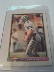 Vintage 1991 Bowman Rick Donnelly Seattle Seahawks #497   - Picture 1 of 2