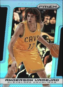 2013-14 Panini Prizm Prizms Light Blue Die Cut Card #179 Anderson Varejao /199