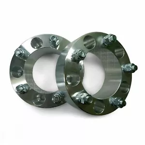 Two 2" Thick 5x4.5" Wheel Spacers 1/2-20 Studs, Fits Eagle Hornet Javelin Pacer - Picture 1 of 7