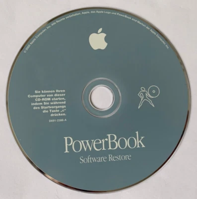 2000 :  Apple Computer CD-Rom    PowerBook Software Restore - Bild 1 von 2