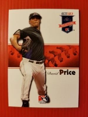DAVID PRICE - ДЕБЮТАНТ RC #44 TAMPA BAYRAYS - RED SOX * 2008 TRISTAR ПРОЕКЦИИ - Изображение 1 из 3