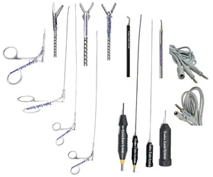 Laparoscopia Histeroscopia Flexible 5Fr Tijeras Coimán Biopsia 2 Electrodos 7 Piezas - Imagen 1 de 12