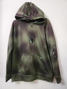 Spyder Boy's Youth XL Long-Sleeve Pullover Sweater Hooded Color Green - Picture 1 of 11