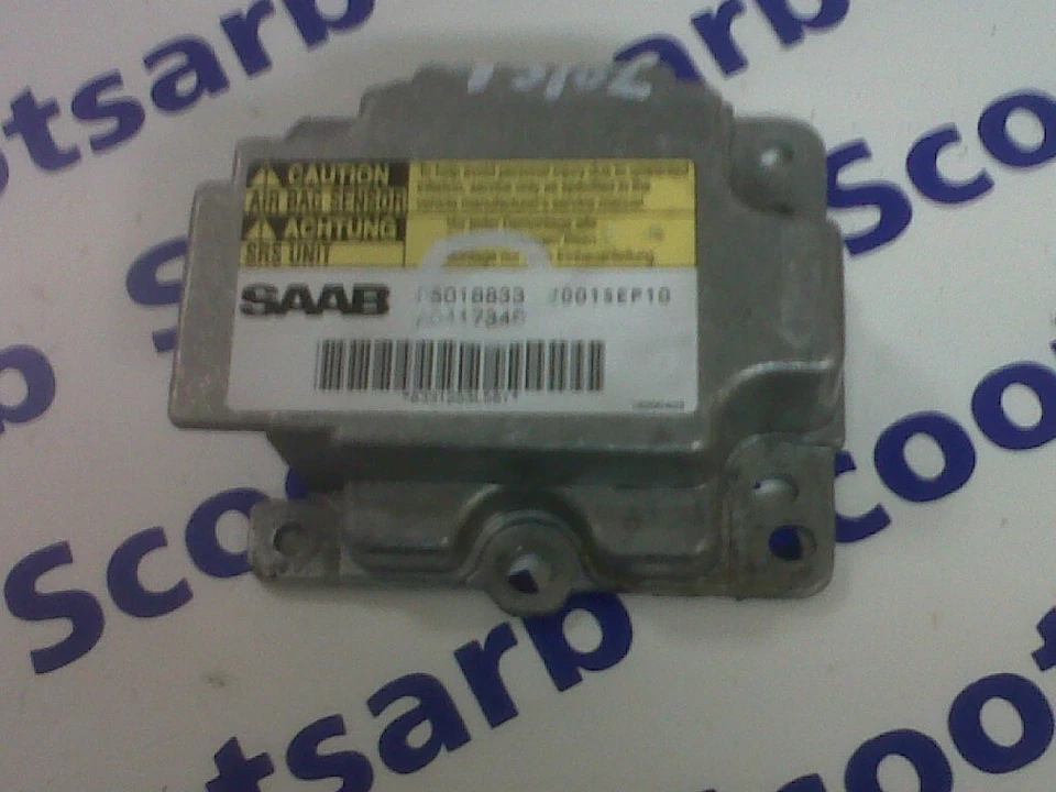 SAAB 9-3 93 ECU SRS Electronic Control Unit 1998 99 2000 2001 2002 2003 5018833 - Image 1 of 1