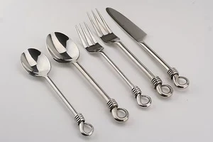 Gourmet Settings Twist 18/10 Stainless Flatware Your Choice of Sets - Picture 1 of 6