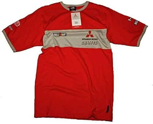 Mitsubishi Rallye T-Shirt, WRC Rally Art Motorsport Herren Tee, XL