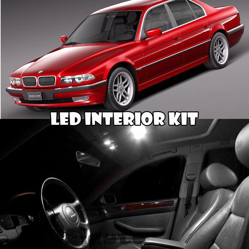 20x Error Free White LED Interior Light Package for BMW 7 Series E38 1995-2001 - Image 1 of 1