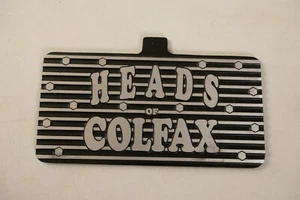 Placa rara O'Brien Truckers (R2R/JSF6) (Engranaje) Heads of Colfax Car Club EE. UU. - Imagen 1 de 5