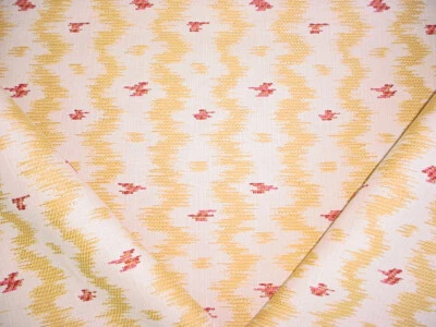 Tela de tapicería de tapicería amarilla Ikat Kilim 1-1/2 años Duralee 15287 Foto 1 de 3