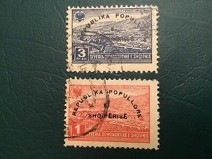 ICOLLECTZONE Albania 377-378 F/VF usado - Imagen 1 de 1