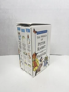 BEATRIX POTTER THE WORLD OF PETER RABBIT AND FRIENDS 3-VHS 1993 SET BRAND NEW - Bild 1 von 16