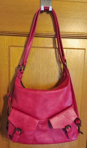 moderne modische Damentasche Umhängetasche Schultertasche Handtasche in Pink - Bild 1 von 2