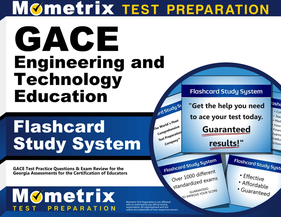 GACE Engineering and Technology Education Flashcard Study System - Image 1 of 1