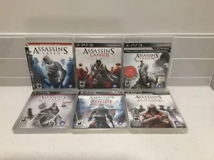 Assassin's Creed Bundle Lot Collection Sony PlayStation 3 Brotherhood I,II,III - Picture 1 of 5