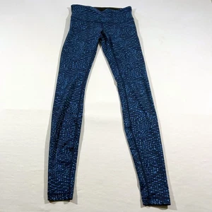 Lululemon Wunder Under Pant III Samba Snake Kayak Blue Hero Legging Leg Sz 4 - Picture 1 of 9