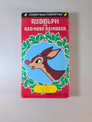 RUDOLPH THE RED NOSE REINDEER CHRISTMAS FAVORITES ANIMATED CARTOON VHS - Image 1 of 4