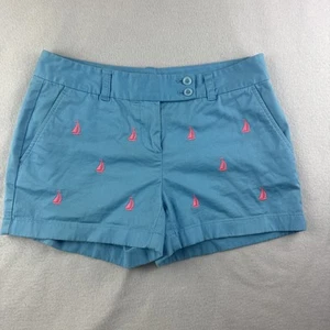 Vineyard Vines Damengröße 4 Dayboat Shorts 3" blau Stretch bestickt - Bild 1 von 7