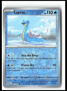 Holograma inverso SV: Paldean Fates #016/091 Lapras - Imagen 1 de 2