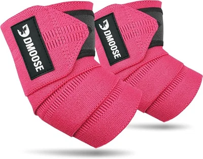 Envolturas de codo de fitness para levantamiento de pesas (par) 40" soporte ajustable para soporte articular Foto 1 de 4