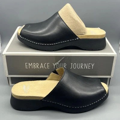 Sandalias informales Dansko Ravyn Nappa para mujer talla 39 EE. UU. 8,5-9 negras SOLO PROBADAS Foto 1 de 4