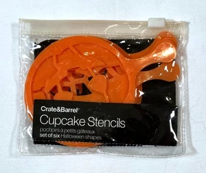 Neu Kiste und Fass Halloween Cupcake Schablonen 6er Set - Bild 1 von 3