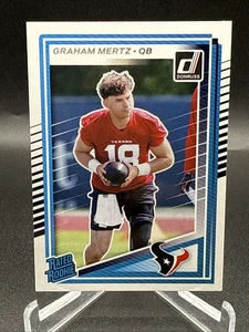 Graham Mertz Rated Rookie-2025 Panini Donruss #347 Houston Texans NFL RC - Picture 1 of 2