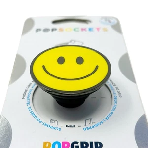 PopSockets PopGrip Premium Phone Grip & Stand - Enamel Be Happy - Picture 1 of 3