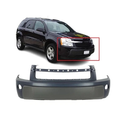 Cubierta de parachoques delantero para Chevy Chevrolet Equinox 2005-2006 con orificios para luces antiniebla LS LT Foto 1 de 4
