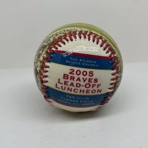 Atlanta Braves "755 Club" Turner Field 2005 Mittagessen Grafik Baseball Promo - Bild 1 von 8