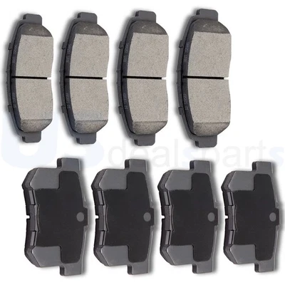 Fits 2001-2003 Acura CL 1999-2004 Acura RL Front + Rear Ceramic Brake Pads 8PCS - Image 1 of 4