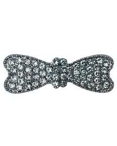 Gancio Alamaro Gioiello Metallo Strass Argento 3,3x1,2 Cm 080208.S - Foto 1 di 3