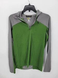 Prenda para el torso Mountain Heardwear ropa deportiva para hombre pequeño verde gris suéter con capucha al aire libre - Imagen 1 de 8