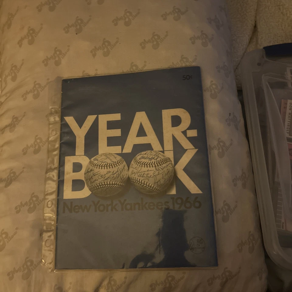 1966 Yankees vs Orioles Program April 23, Boyer HR, 5 Orioles with 2 Hits Each - Image 1 of 2