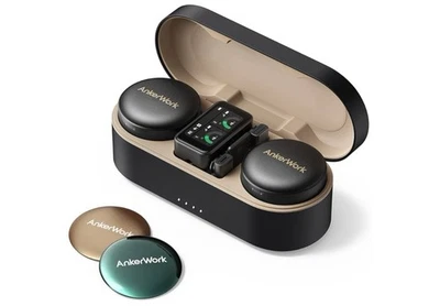 AnkerWork M650 Wireless Lavalier Microphone Noise Cancellation for Vlog |Refurb - Image 1 of 4