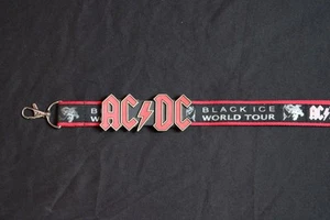 ACDC Black ice World Tour 2010 Lanyard Schlüsselband VIP/Presse -sehr selten- - Picture 1 of 5