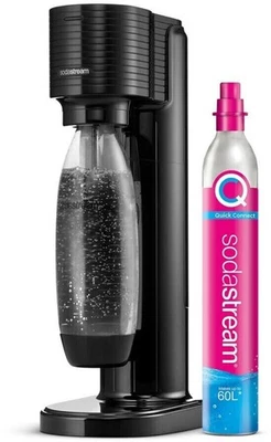 Sodastream Gaia Wassersprudler Schwarz Umsteiger mit CO2-Zylinder TOP ANGEBOT - Bild 1 von 4