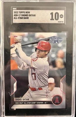 Shohei Ohtani 2022 Topps Now MLB All-Star Game #ASG-17 Angels MINT SGC10 - Image 1 of 2