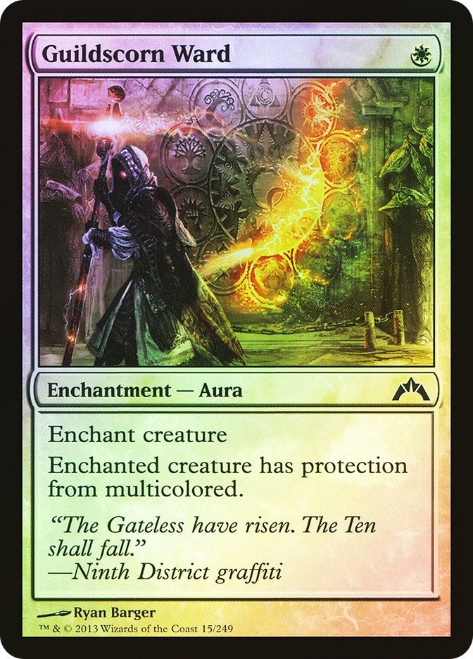 MTG FOIL Guildscorn Ward  - Gatecrash #015 - Image 1 of 1