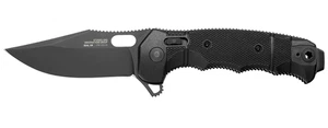 SOG Knives Seal XR Folding Black GRN S35VN 12-21-02-57 Stainless Pocket Knife - Picture 1 of 6