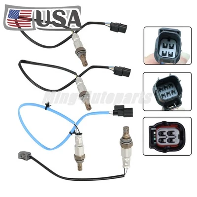 Set of 4 New O2 Sensors Up & Down fits Acura MDX RLX 3.5L V6 2014-2020 234-5056 - Image 1 of 4