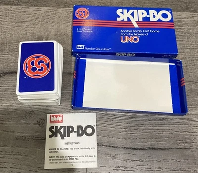 SKIP-BO Card Game #1050 Complete w/ Instructions - Image 1 of 4