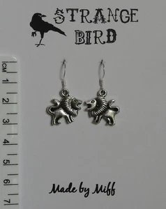 Leonine! earrings lion lions leo cute funky jungle - Picture 1 of 1