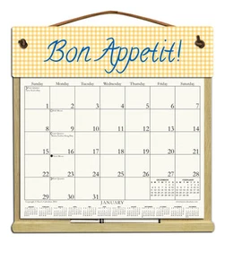 SOPORTE CALENDARIO "BON APPETIT" - ¡RECARGABLE CADA AÑO!  - Imagen 1 de 1