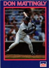 1990 Starline Long John Silver Don Mattingly New York Yankees #35 NrMt