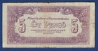 Banknoty węgierskie, 5 pengo 1944 Rosyjska Armia Czerwona, rosyjski banknot okupacyjny!